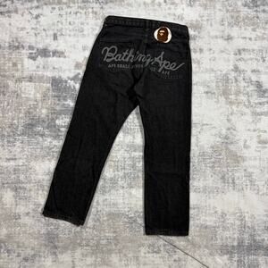 Authentic Bape 2000’s Cursive Logo Jeans 30